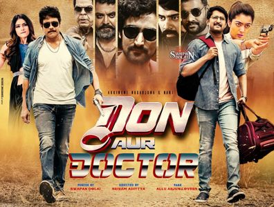 Nagarjuna Akkineni, Kunal Kapoor, Nani, Aakanksha Singh, and Rashmika Mandanna in Devadas (2018)