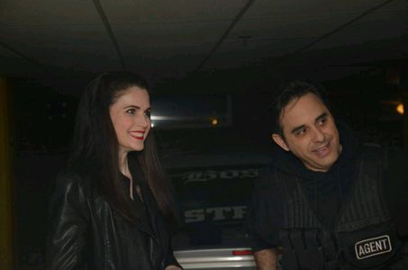 Tom on the set of 