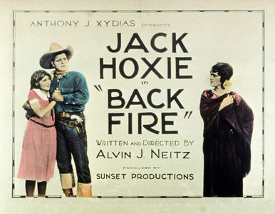 Florence Gilbert, Jack Hoxie, and Zalla Zarana in Back Fire (1922)