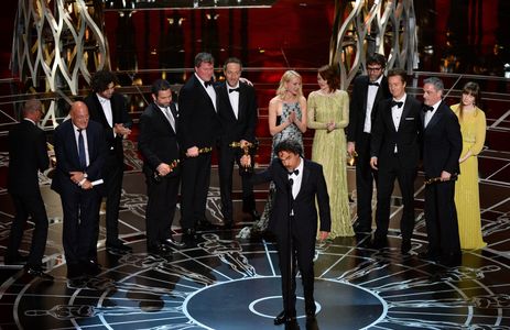 Michael Keaton, Edward Norton, Alejandro G. Iñárritu, Emmanuel Lubezki, James W. Skotchdopole, Naomi Watts, John Lesher,