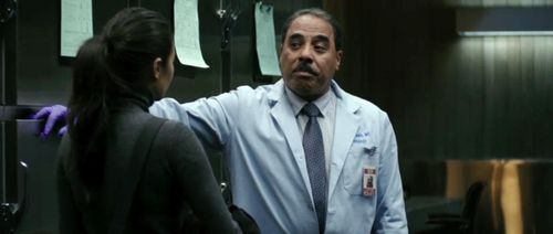 James A. Watson Jr. and Shay Mitchell in The Possession of Hannah Grace (2018)
