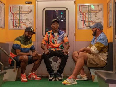 Bobby Shmurda, The Kid Mero, and Desus Nice in Desus & Mero: Staying in the Drafts (2021)
