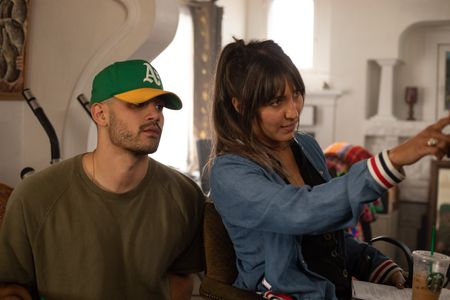 On set for MiJO