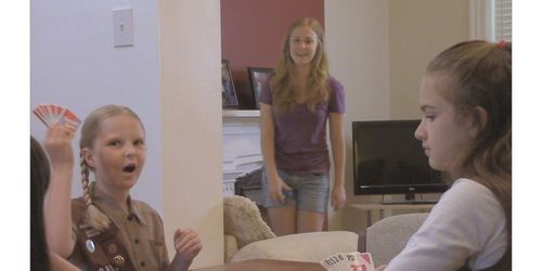 Aliyah Studt, Molly Cravens, and Penelope Andrews in Up on High Ground (2014)