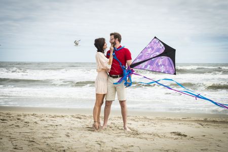 Delphine Chanéac and Andrew Hovelson in Stranger in the Dunes (2016)