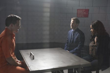 Shawn Ashmore, Mike Doyle, and Merrin Dungey in Conviction (2016)