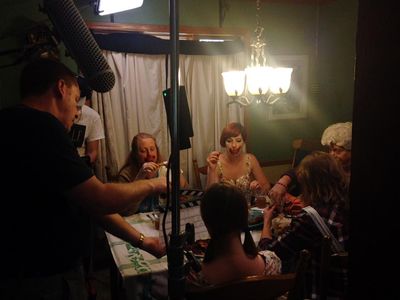 On set for 