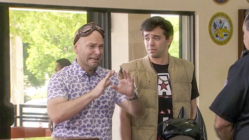 Javier Valcárcel and Raury Rolander in Silvana Sin Lana (2016)
