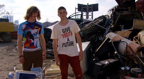 Danny Flaherty and Jesse Carere in Skins (2011)