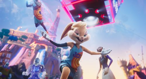 LeBron James, Zendaya, Diana Taurasi, and Klay Thompson in Space Jam: A New Legacy (2021)