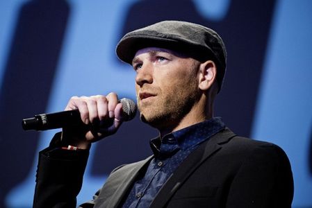Director Paul Marchand speaks at the premiere of 'JACO' at The Theater at The Ace Hotel on November 22, 2015 in Los Ange