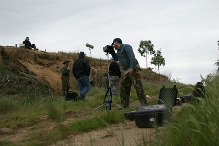 On the set of 