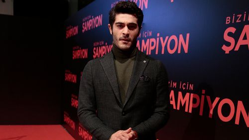 Burak Deniz at an event for Champion (2018)