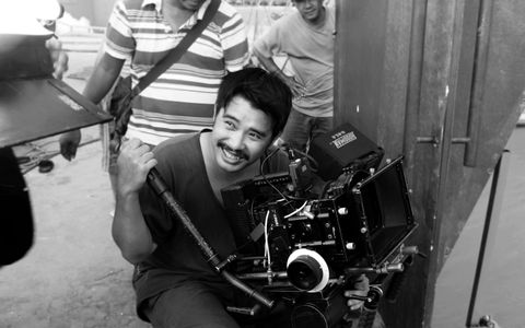 Bao Nguyen on the set of 2030 (Nuoc).