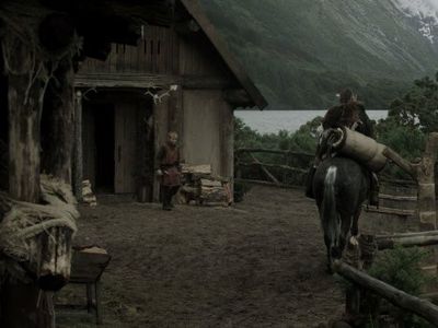 Travis Fimmel and Nathan O'Toole in Vikings: Wrath of the Northmen (2013)