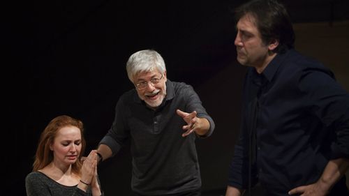 Javier Bardem and Cristina Castaño