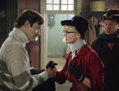 Leonid Bronevoy, Marina Dyuzheva, and Oleg Menshikov in Pokrov Gates (1983)