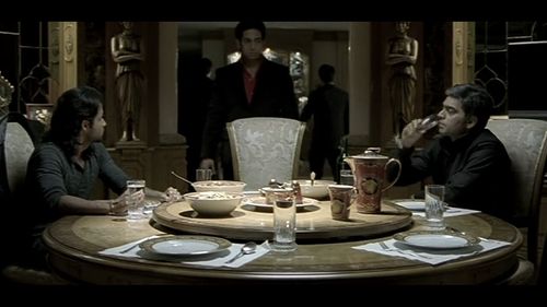 Ashutosh Rana, Emraan Hashmi, and Salil Acharya in Awarapan (2007)