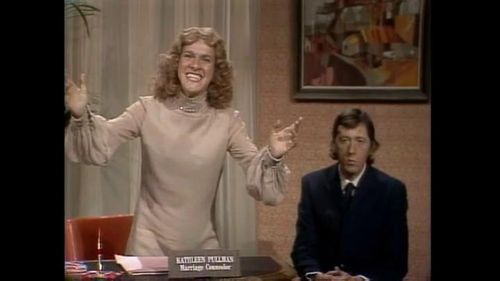 Dennis Allen and Ruth Buzzi in Rowan & Martin's Laugh-In (1967)