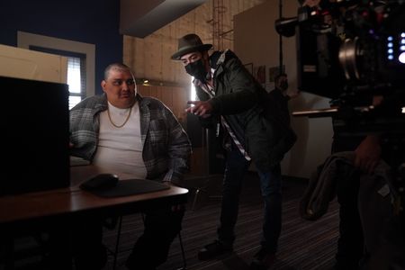 Diego Velasco directs Actor Chris Calderon on Ep. 5 