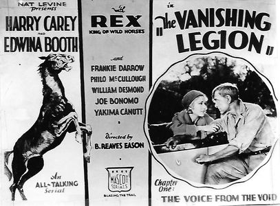 Harry Carey, Edwina Booth, and Rex in The Vanishing Legion (1931)