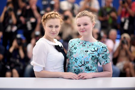 Maria Dragus and Mãlina Manovici at an event for Graduation (2016)