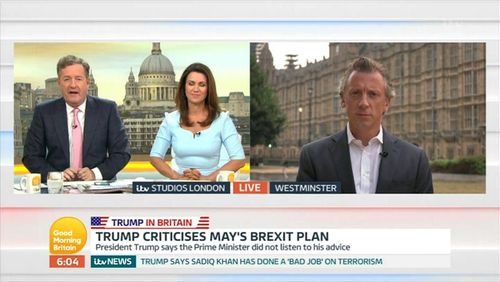 Piers Morgan, Susanna Reid, and Tom Newton Dunn in Good Morning Britain (2014)