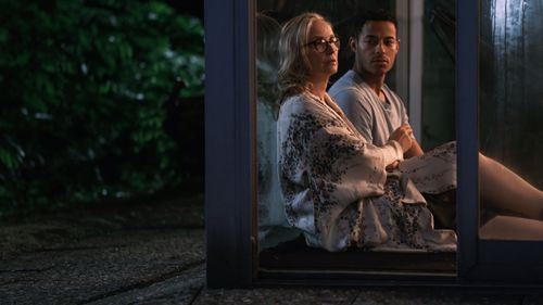 Julie Delpy and Daryl McCormack in The Tutor (2023)