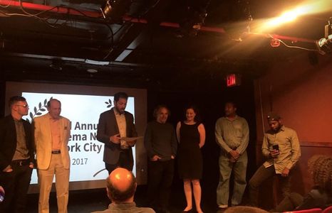 The short I wrote/directed obtained a Finalist Award at Cinema New York City Festival. Here I am with some of the cast/c