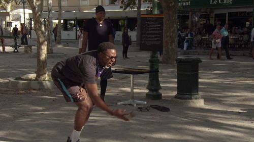 Cedric Ceballos and Shawn Marion in The Amazing Race (2001)