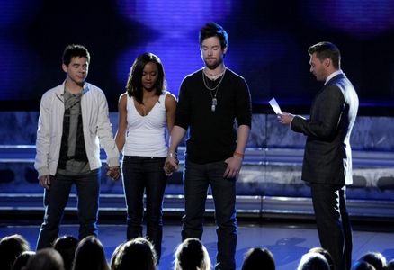 Syesha Mercado, David Cook, and David Archuleta