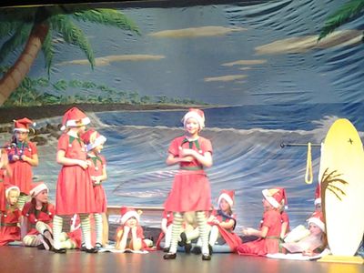 Autumn, Center, Hula Hooping in 'Twas the Week After Christmas