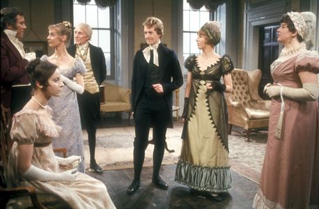 John Carson, Ellen Dryden, Donald Eccles, Doran Godwin, Ania Marson, Timothy Peters, and Fiona Walker in Emma (1972)