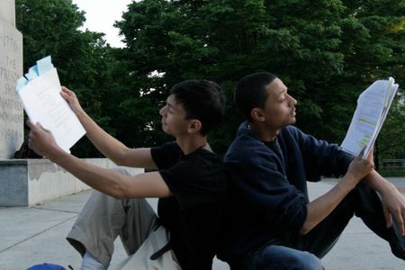 Actor's Billy Conahan & Joshua Rivera. ' In the Land of Milk and Honey ' coming soon winter 2012.