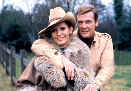 Roger Moore and Luisa Mattioli