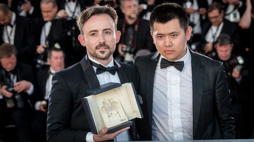Australian director Charles Williams, short film Palm d'Or award winner for his film 'All These Creatures' and Wei Shuju