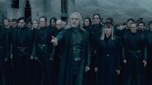Jason Isaacs, Helen McCrory, Ian Peck, Granville Saxton, Emil Hostina, Peter G. Reed, and Serena Catapano in Harry Potte
