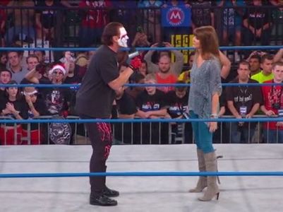 Steve Borden and Dixie Carter in TNA iMPACT! Wrestling (2004)