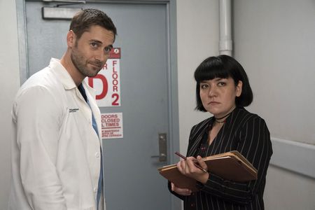 Ryan Eggold and Anna Suzuki in New Amsterdam (2018)