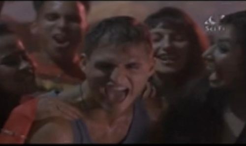 Scene which showed in Opening Credit for Michael DeLuise for every episode in Season 3