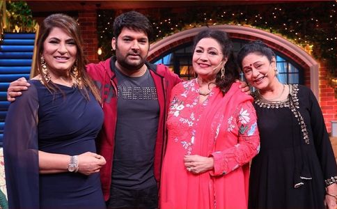 Aruna Irani, Bindu Desai, Archana Puran Singh, and Kapil Sharma in The Kapil Sharma Show: Aruna Irani & Bindu (2019)