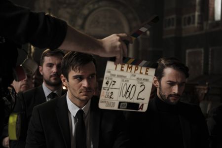 Petar Yordanov, Julian Kostov, and Martin Mednikarov in Temple (2019)