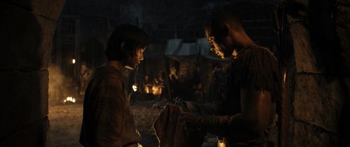 Tyroe Muhafidin and Ismael Cruz Cordova in The Lord of the Rings: The Rings of Power: Partings (2022)