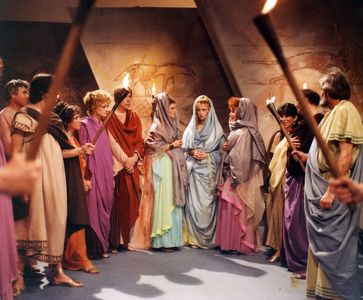 Katerina Brozová, Zuzana Bydzovská, and Svetlana Nálepková in Princezna Duse (1991)