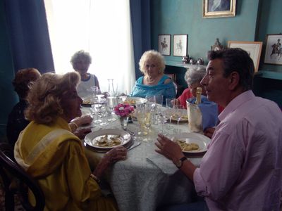 Gianni Di Gregorio, Alfonso Santagata, Grazia Cesarini Sforza, Valeria De Franciscis, and Marina Cacciotti in Mid-August