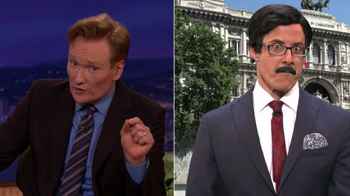 Conan O'Brien and José Arroyo in Conan (2010)