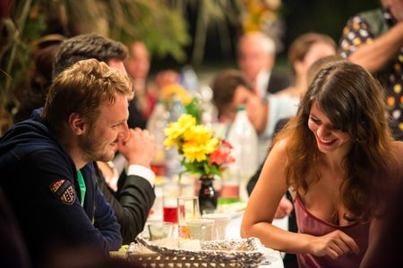 Alexandru Potocean and Ada Condeescu in By the Rails (2016)