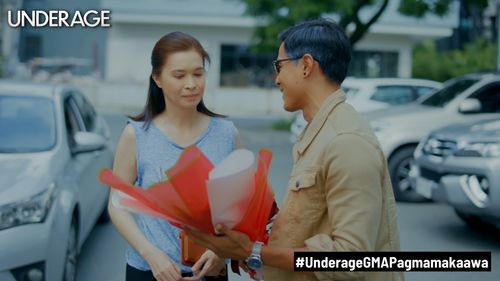Sunshine Cruz and Victor Silayan in Underage (2023)
