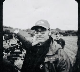 Brendan Young - on set - directing a tv commercial. Circa 1999