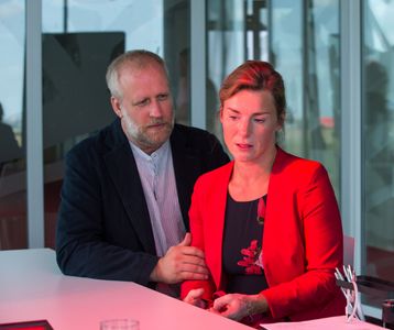 Peter Bebjak and Lenka Krobotová in Vodník: Episode #1.1 (2019)